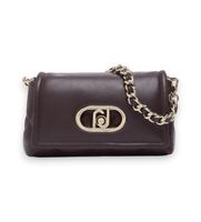 liu jo para mujer af6269-e1166 bolso lapuffy pequeno berenjena osfa casual granate poliester