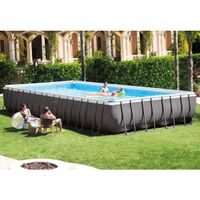 ultra metal frame swimming pool rectangle - 975 x 488 mtr