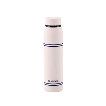 Botella de agua de acero inoxidable color blanco 27x7x7cm