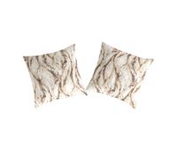 2 fundas de almohada 100 algodon percal  liam 65x65 cm beige