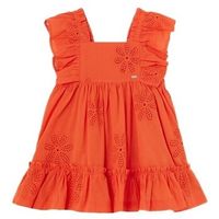 mayoral vestidos 1913 naranja para nina