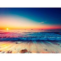 fotomural playa atardecer 350 x 250 cm