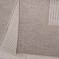 alfombras de interior y exterior verona beige 80x250 cm