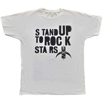 U2 Tops y Camisetas 360 Degree Tour 2009 Stand Up to Rock Stars para mujer