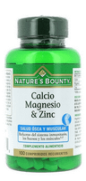 natures bounty calcio magnesio  zinc 100 comprimidos