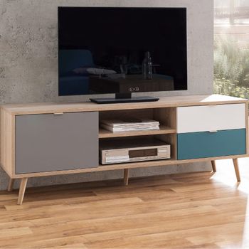 Mueble tv escandinavo de 150 cm