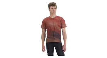 Camiseta tecnica sportful flow giara roja