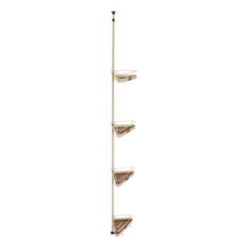 Estante Telescópico Para Ducha Argileo, De Esquina, 4 Niveles, Color Beige - 5 Five Simply Smart