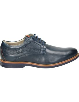 Zapatos De Piel Para Hombre Fluchos Tristán F1744 Azul Marino 46