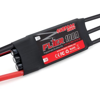 Nuevo ESC sin escobillas de 32 bits SURPASS-HOBBY FLIER de la serie 100A con SBEC de 5V/6V 8A y soporte para programació