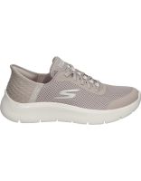 zapatilla skechers go walk flex grand entry taupe 124836-tpe 40