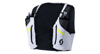 Chaleco de hidratacion unisex scott rc pro tr 10l   flasks blanco