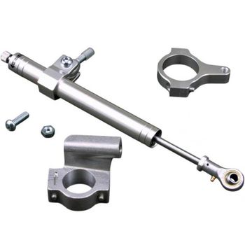 Amortiguador de dirección Harley-Davidson Dyna '06-'17 kit Daytona gris completo