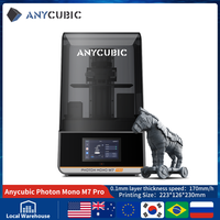 anycubic photon mono m7 pro 14k velocidad hasta 170 mmh impresion mono msla impresora 3d 101 lcd resina impresora 3d tamano 223126230m
