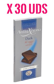 Chocolate Negro sin azúcares añadidos Antiu Xixona Premium en...