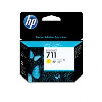 cartucho de tinta original hp 711 designjet amarillo