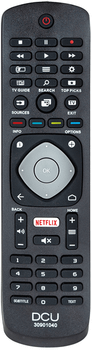 DCU Advance Tecnologic 30901040 mando a distancia IR inalámbrico TV Botones