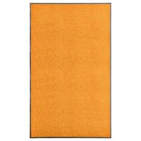 felpudo lavable naranja 90x150 cm vidaxl