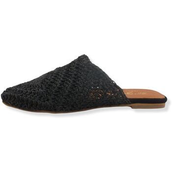 Ton Gout Sandalias Sabot Donna Bamboo Nero ALICE para mujer