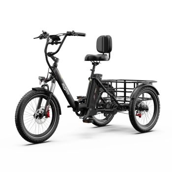 [EU Directo] Onesport OT03 PRO Triciclo Eléctrico de Carga Controlado por APP Batería 48V 18Ah Motor de 500W Velocidad M