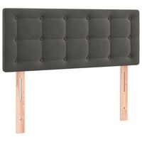 cabecero accesorio para dormir mueble de dormitorio 100 x 5 x 7888 cm tela terciopelo gris oscuro tdl0203191