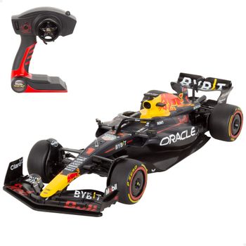 Maisto Tech R/C - Coche teledirigido Red Bull Racing RB19 2023 escala 1:10 de Max Verstappen, réplica con licencia oficial, mando tipo pistola 2.4 GHz, batería recargable incluida y nivel de detalle