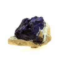 azurita - pierre natural de francia chessy -les -mines - propiedades de cristal azul multicolor curacion y purificacion  9907 ct - certificado de