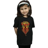 marvel camiseta flying v para nina