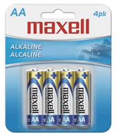 pilas aa maxell lr06-b4 15v blister 4 unidades ecotasas incluidas