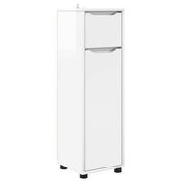 gabinete de bano brillante 305 x 30 x 101 cm vidaxl
