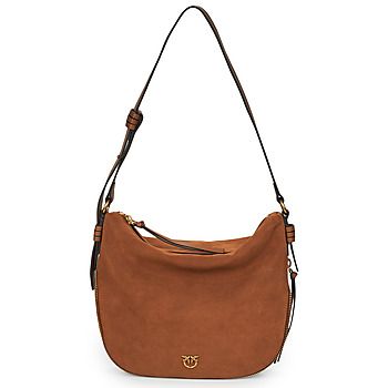 Pinko Bolso HOBO ZIP AROUND CLASSIC SUEDE + VITELLO SETA para mujer