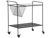 carrito de cocina  metal negro