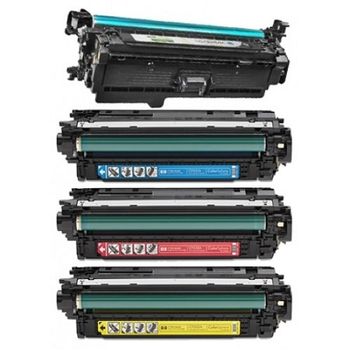 Compatible Multipack HP Colour LaserJet CM4540 Printer Toner Cartridges (4 Pack) -CE264X