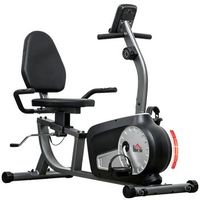 bicicleta estatica rolipo con respaldo 8 niveles de resistencia magnetica monitor lcd y asiento regulable para casa