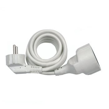 Simon Brico Cable de Alimentación Alargador Schuko 5m Blanco