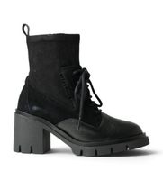 hispanitas para mujer hi254281 botines de piel zurich rock negri 41 negro 5 a 8cm cordones cremallera casual