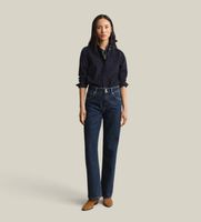 gant para mujer 4100323 jeans relaxed double marino 29 azul casual denim