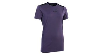 Maillot mtb  strong merino  strong  de manga corta para mujer ion morado
