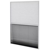 mosquitera plisada para ventanas contra el sol aluminio 60x80cm