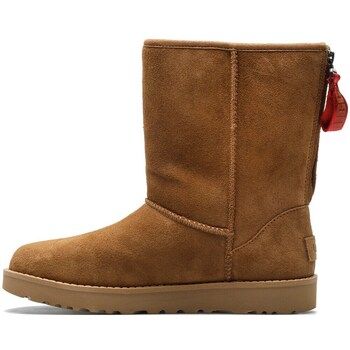 UGG Botas W Classic Short Logo Zip para mujer