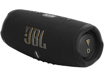 REACONDICIONADO Seminuevo Muy bueno Altavoz inalámbrico - JBL Charge 5 Wi-Fi, 40 W, Bluetooth, 20 horas autonomía, Bajos potentes, IP67, Negro