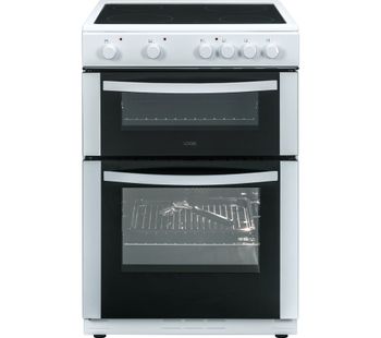 LOGIK LFTG60W16 60 cm Electric Ceramic Cooker - White, White