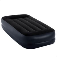 colchon hinchable dura-beam plus con bomba electrica integrada 99x191x42 cm azul