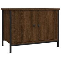 mueble tv  mueble de salon  armario tv madera contrachapada marron roble 60x35x45 cm