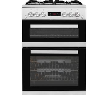 BEKO XDDF655S 60 cm Dual Fuel Cooker - Silver, Silver