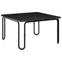 mesa de centro negro 59 x 59 x 45 cm madera de ingenieria vidaxl