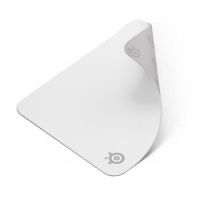 alfombrilla steelseries 63461 superficie microfibra base antideslizante 320x270 mm blanca
