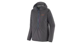 Chaqueta patagonia m10 gris impermeable