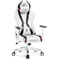 silla gaming diablo chairs x-horn 20 blanco piel sintetica regulable