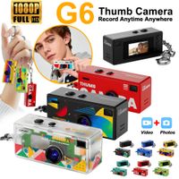 mini camara retro g6 con llavero grabadora hd 1080p flash incorporado enfoque automatico 130    camara portatil con pantalla lcd y lente gran angular